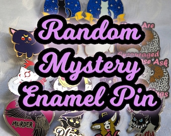 RANDOM Discounted Mystery Enamel Pin 2 Inch