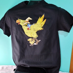 Chocobo and Vivi Final Fantasy T-shirts- Multiple Colours and Sizes Available!