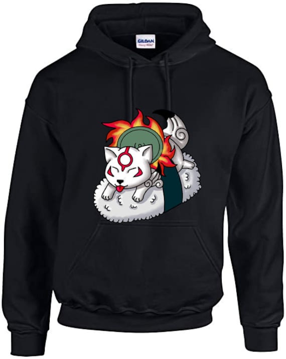 トップス i need okami Sushi Okami Hoodie- Multiple Sizes and Colours Available! - Etsy