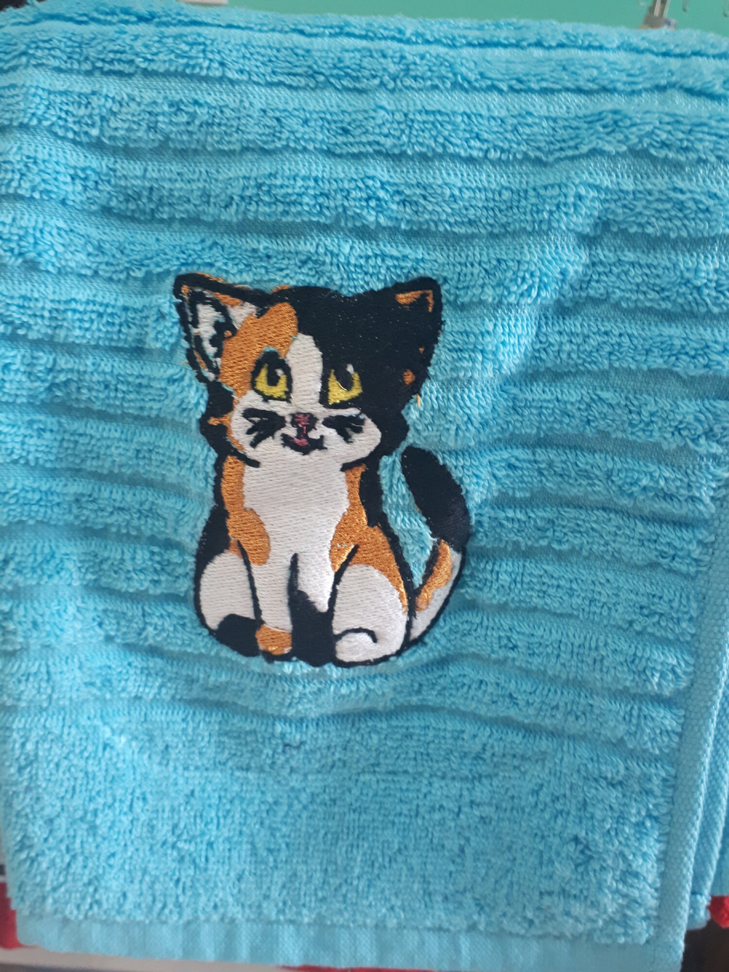 Cute Warrior Cats Embroidered Hand Towels Multiple Colours Etsy Cute Warrior Cats Embroidered Hand Towels Multiple Colours Etsy