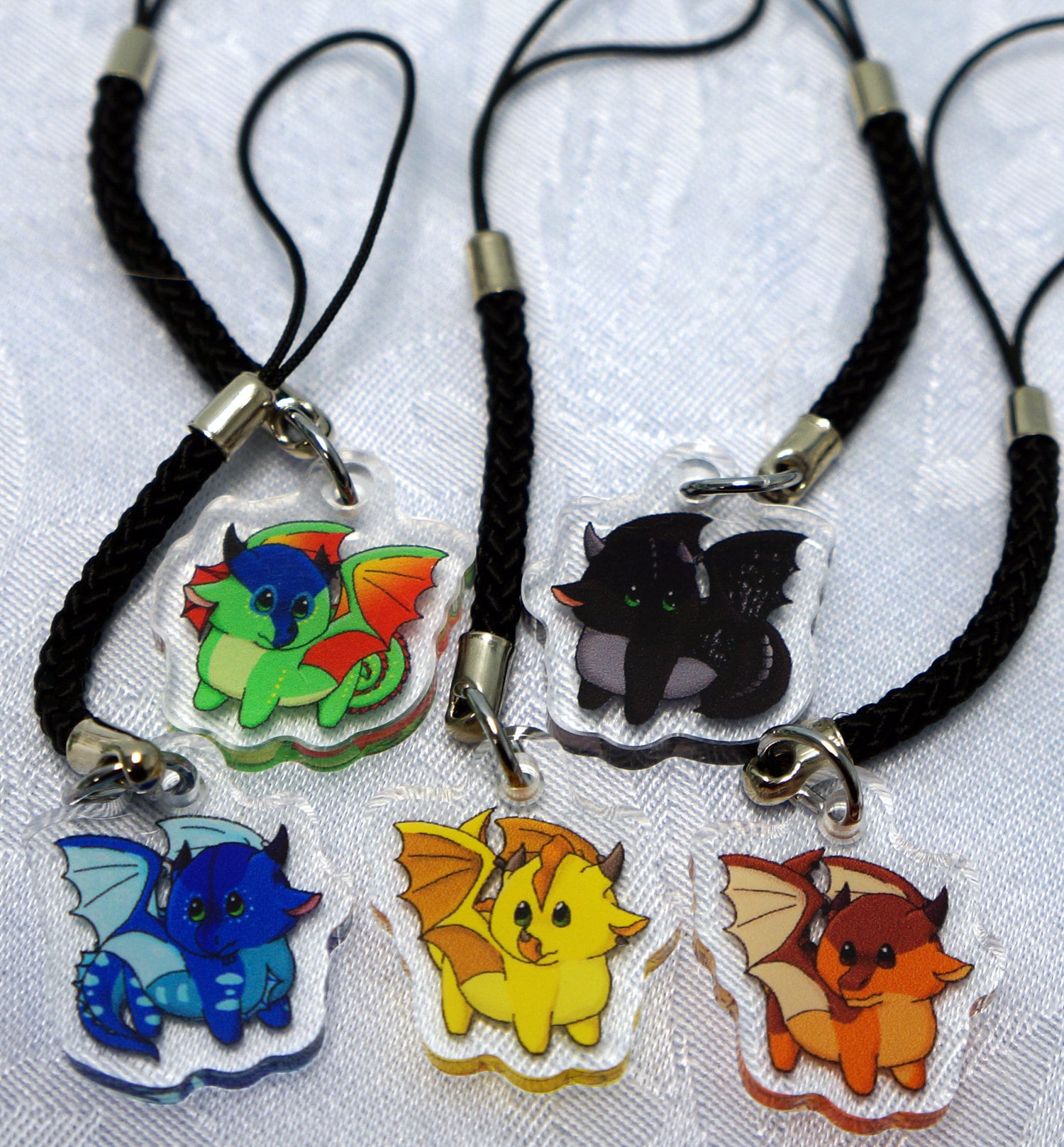 Chibi Wings of Fire Dragons 1 Inch Earrings or Phone Charm Etsy