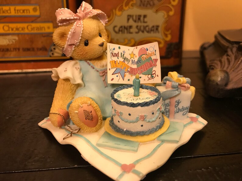 Vintage 1997 Cherished Teddy Sixteen Candles /& Many More Wishes
