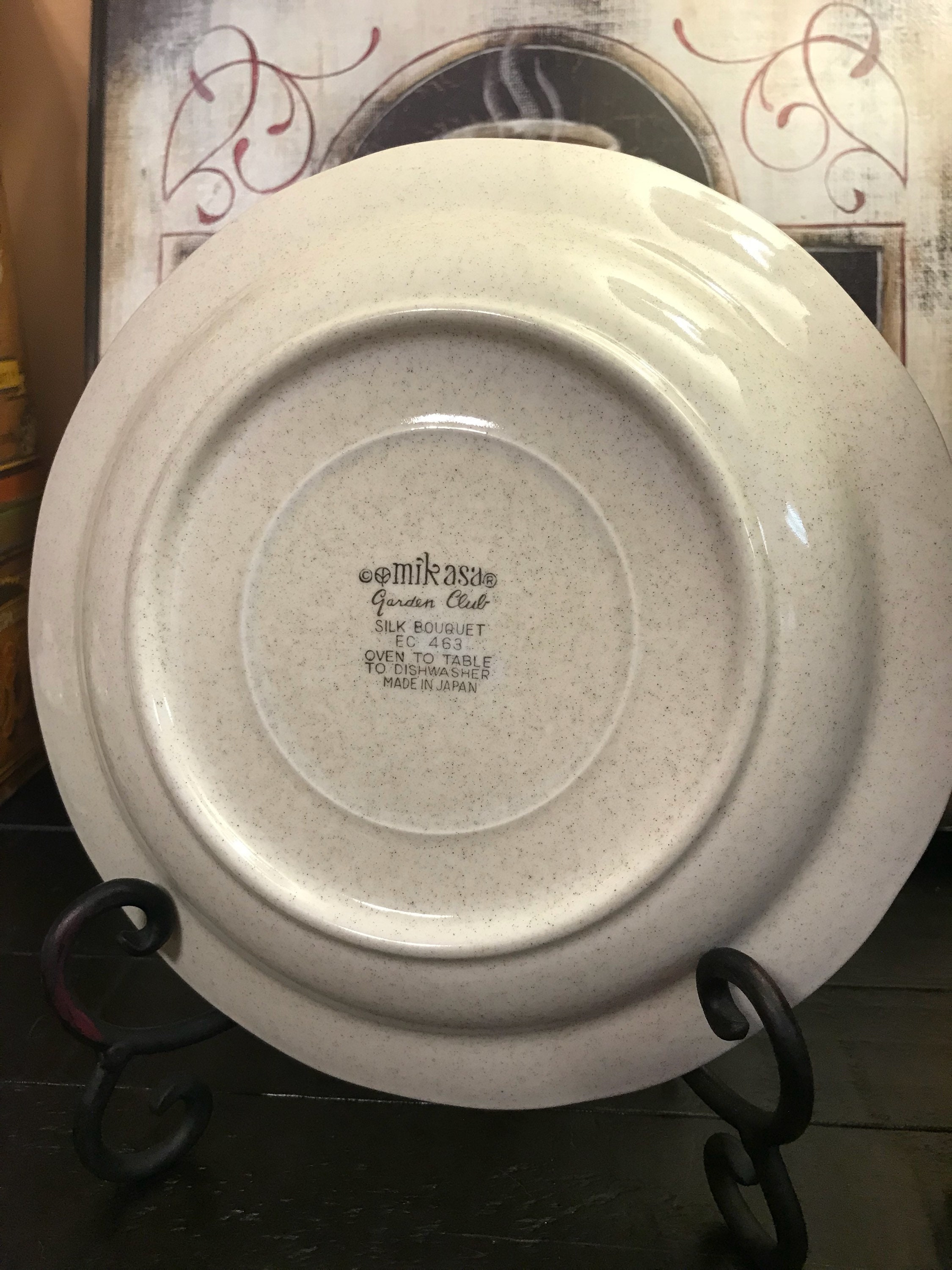 Vintage Set of 8 Salad Plates by Mikasa. Garden Club Line Etsy Canada