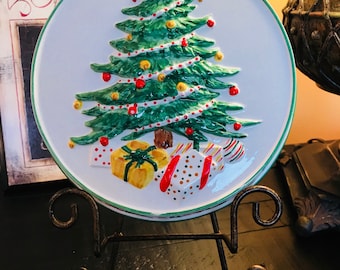 Vintage 1982 Sigma the Tastesetter Christmas Tree, Presents, and Holly Hanging Decoration