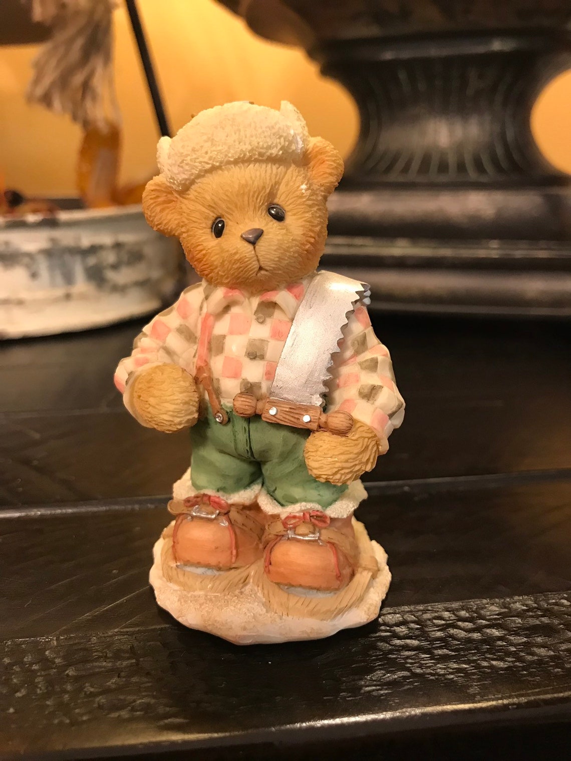 Vintage Collectable Cherished Teddies Canada Riding Across the Etsy