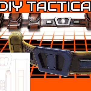 DIY Tactical belt printable templates