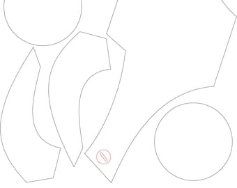 Iron Man Mark III helmet template