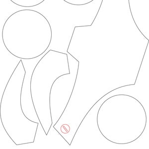 Iron Man Mark III helmet template