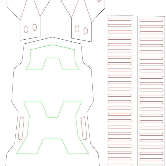 TACTICAL GAUNTLET TEMPLATE - Etsy
