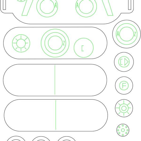 Sci-Fi Binoculars template download