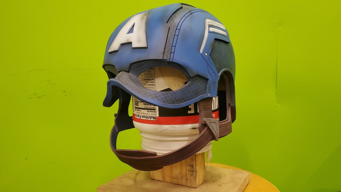 DIY Captain America Helmet Kit Etsy