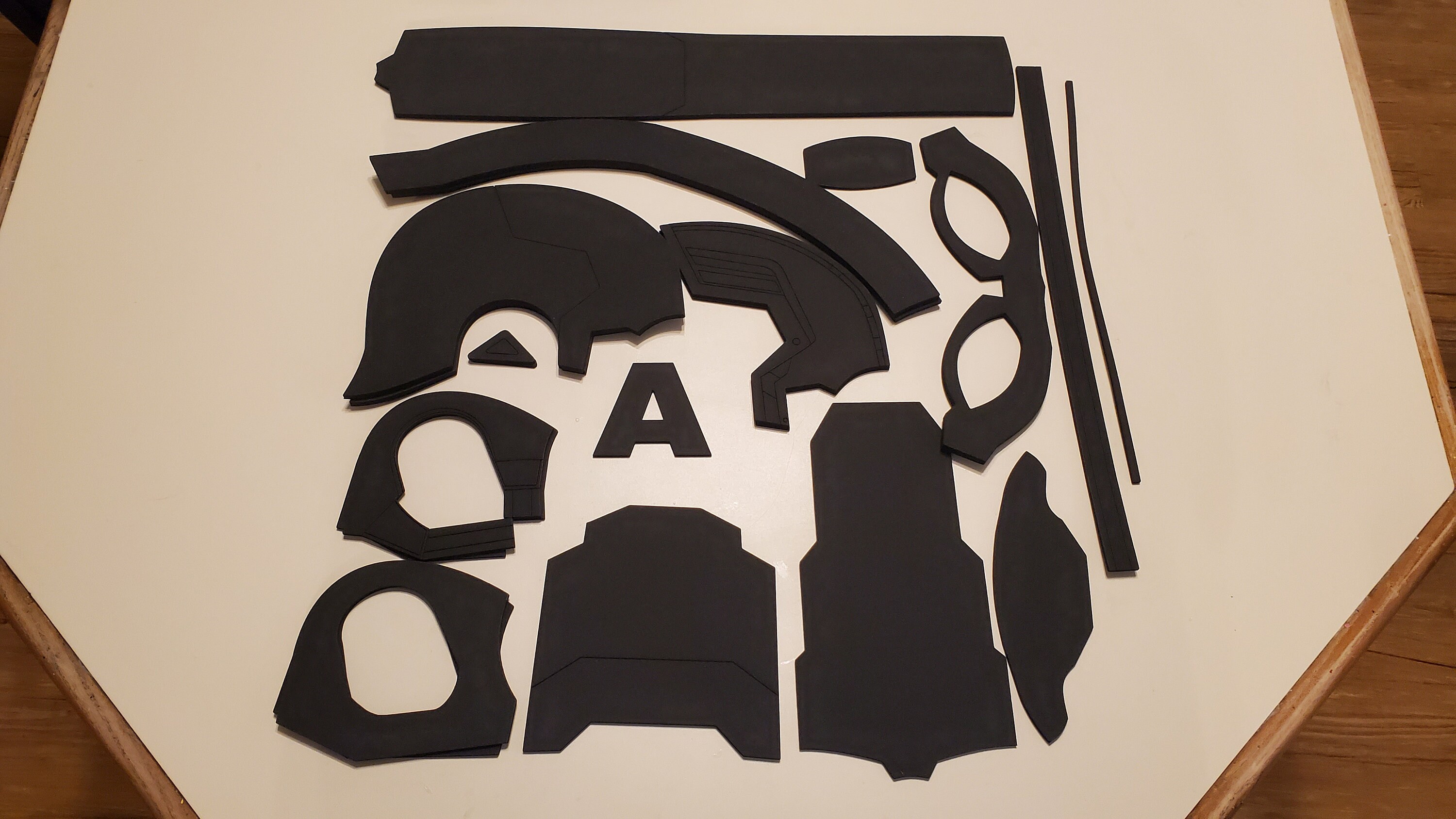 DIY Captain America Helmet Kit Etsy