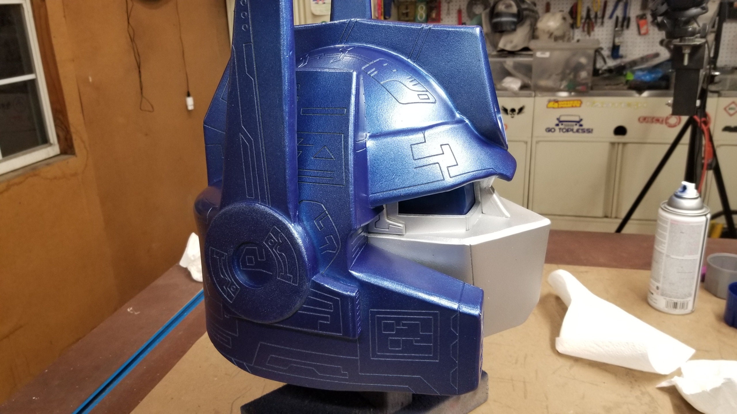 optimus prime toy helmet