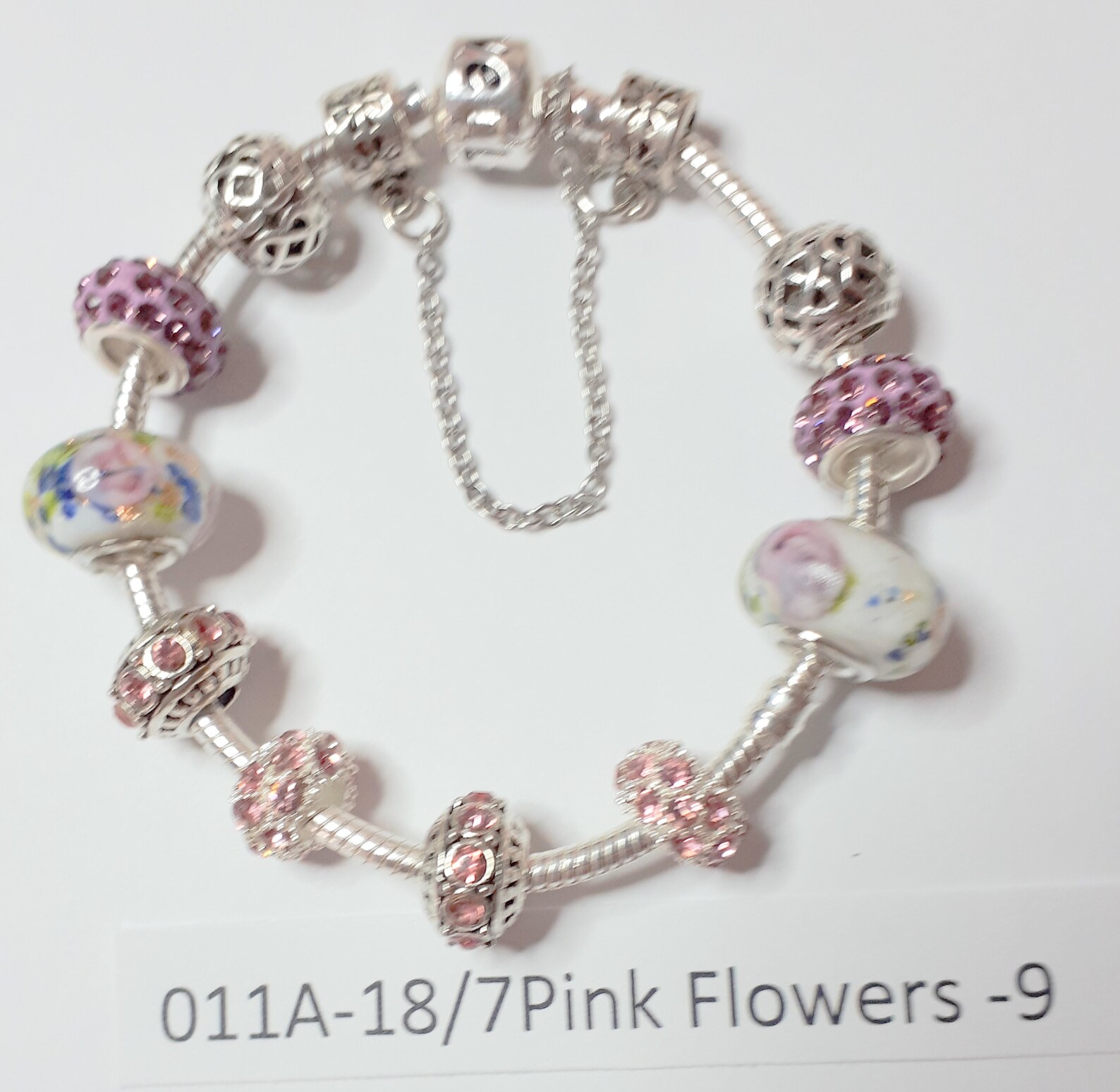 Charm Bracelets Pink Etsy