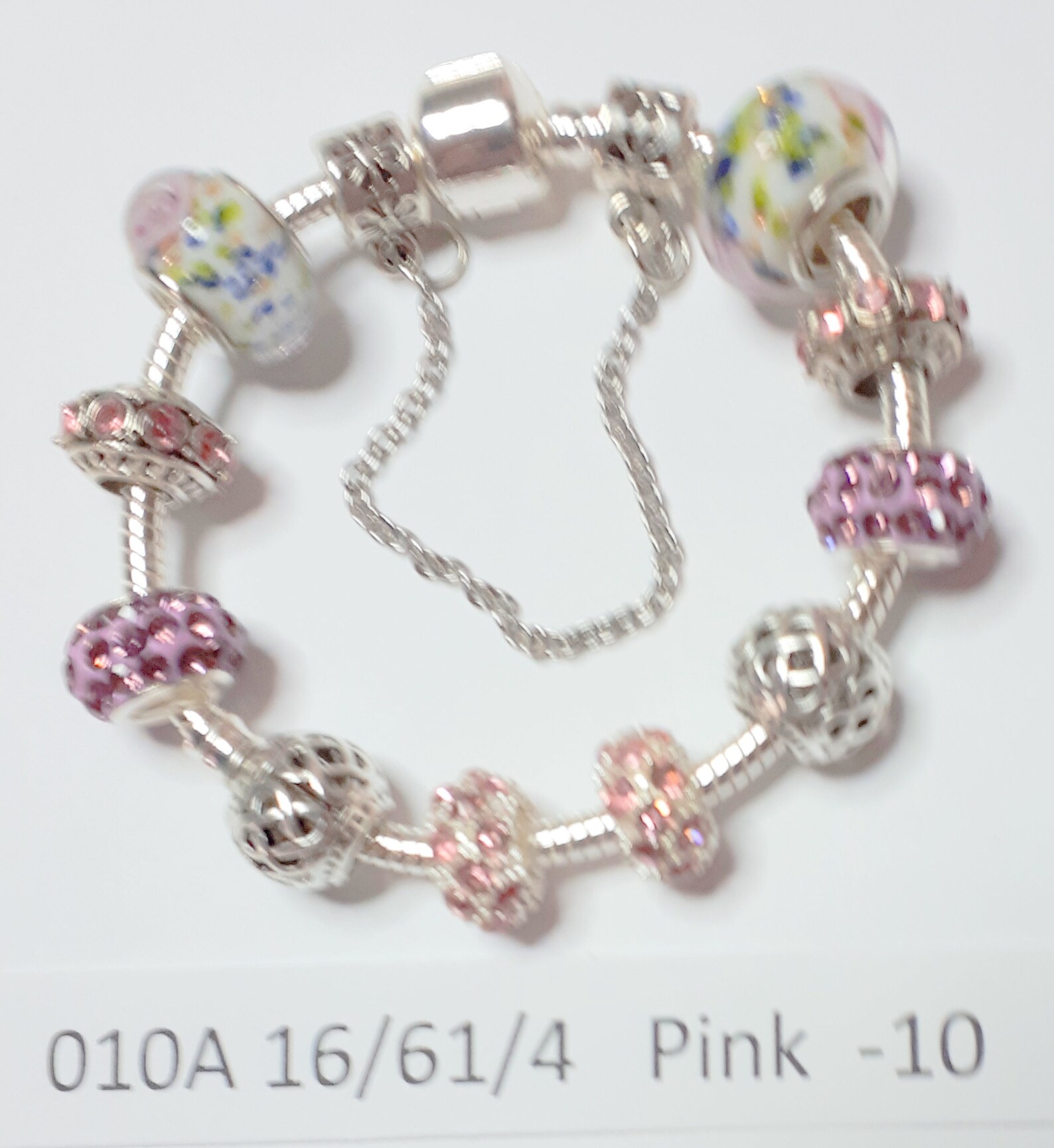 Charm Bracelets Pink Etsy