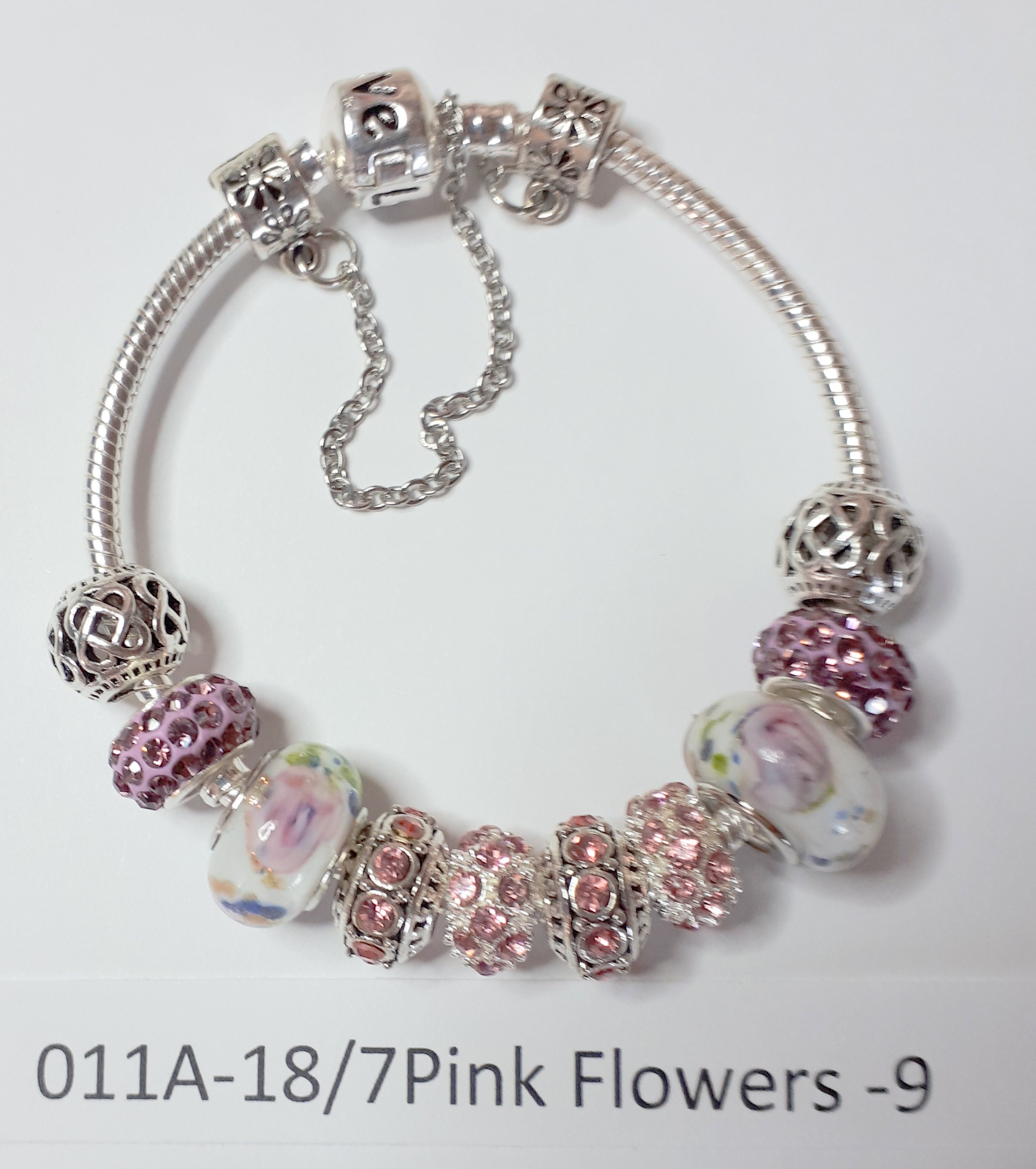 Charm Bracelets Pink Etsy