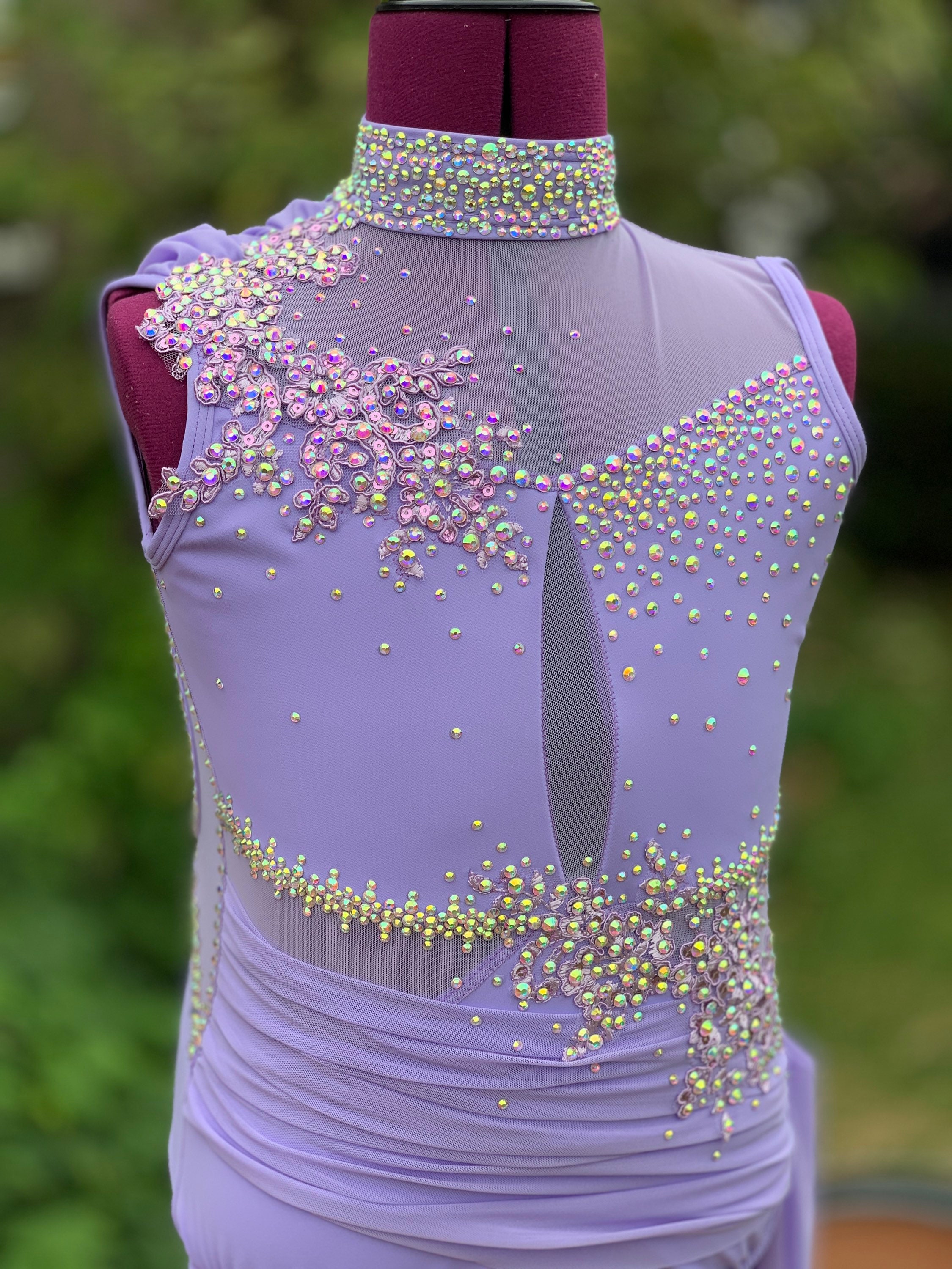 Lyrical Dance Costume, Blue Lyrical Dance Costume, Lyrical Costume, Lyrical  Dance Costume, Custom Dance Costume, Custom Lyrical Costume 