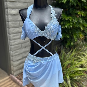 READY-TO-SHIP // Adult X-Small // Blue Lyrical Costume