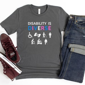 Disability Is Diverse Gender/Trans Pride T-shirt, Disability Awareness, Disability Pride, Queer & Disabled, Disabled Pride Shirt