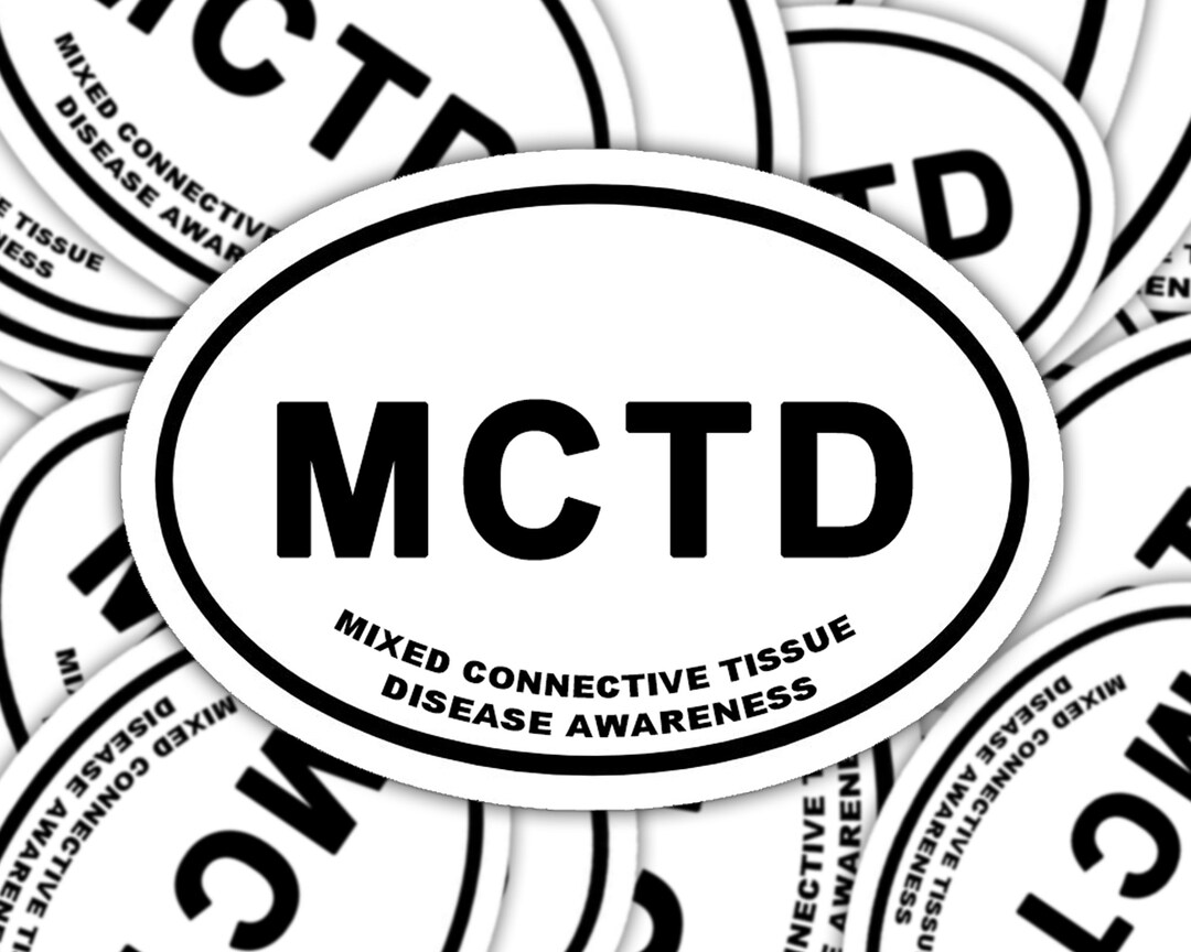Mixed Connective Tissue Disease Awareness Sticker, MCTD Marathon Decal