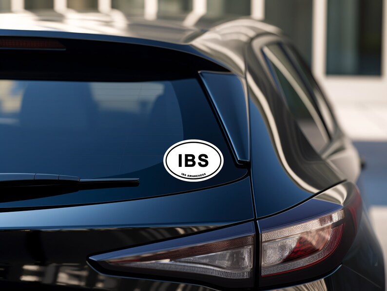 Ibs Lettering IBS Awareness Sticker, IBS Marathon Decal, Chronic Illness Decal ...