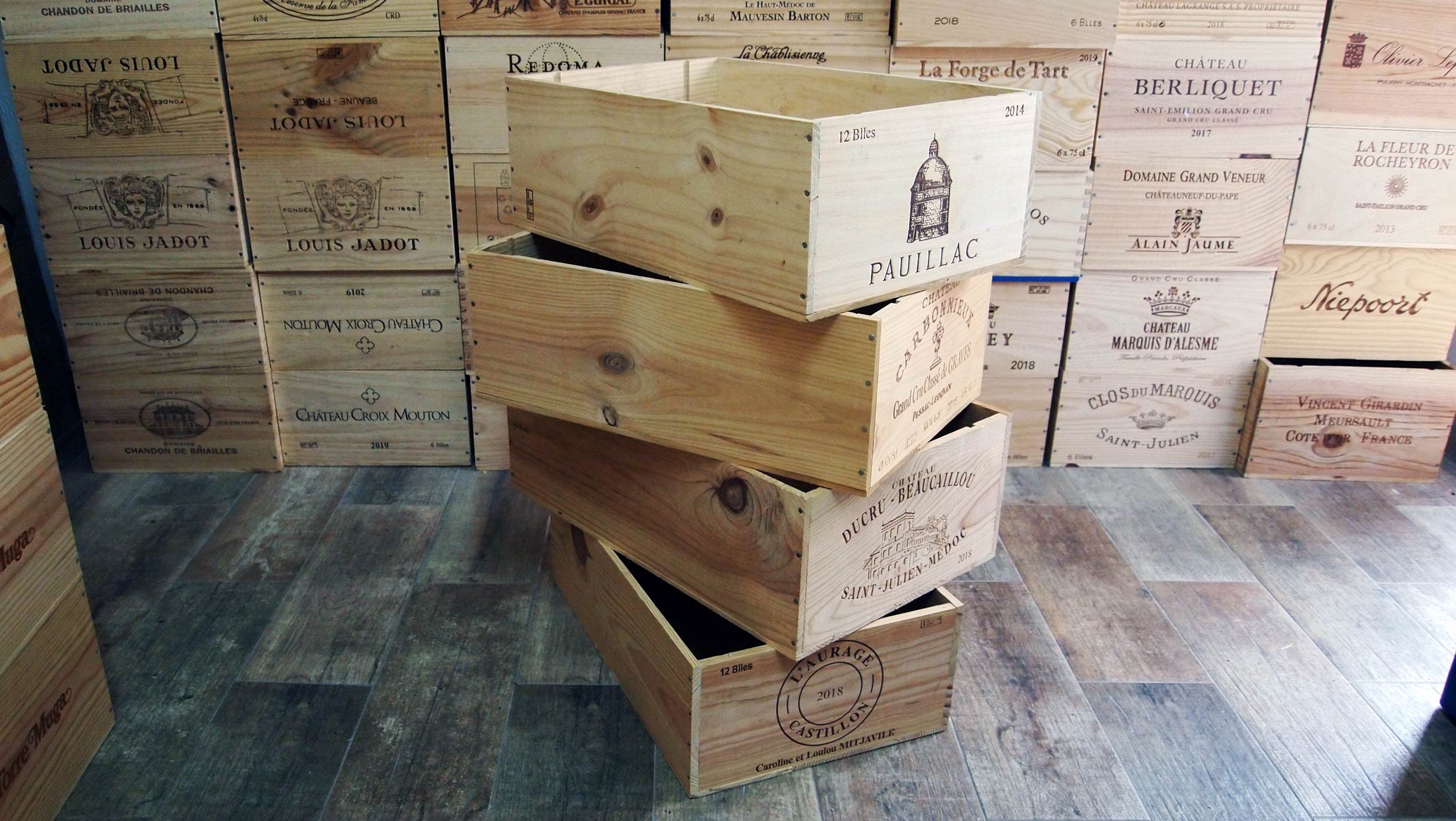 Comprar Caja de Madera para 4 Botellas de Vino - Un Proyecto