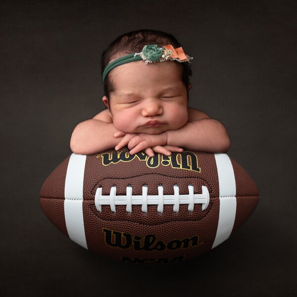 Newborn Baby Boy or Girl Digital Backdrop Background  NFL Football Sports backdrop