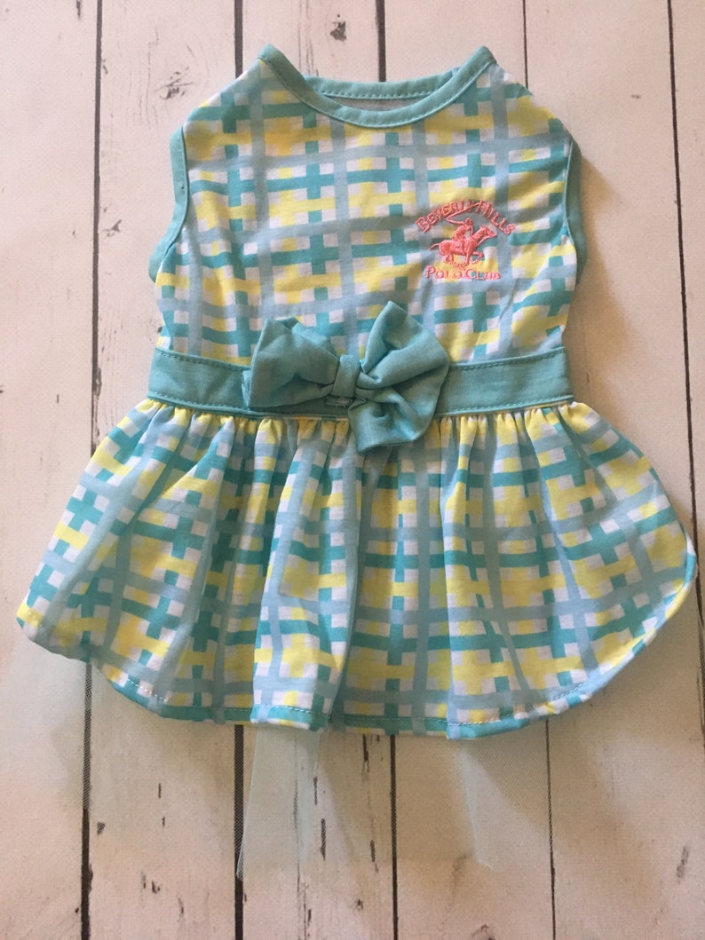 Beverly Hills Polo Club Dog Cat Dress Dog Cute clothes Dog dress