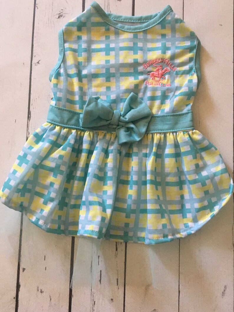Beverly Hills Polo Club Dog Cat Dress Dog Cute clothes Dog dress