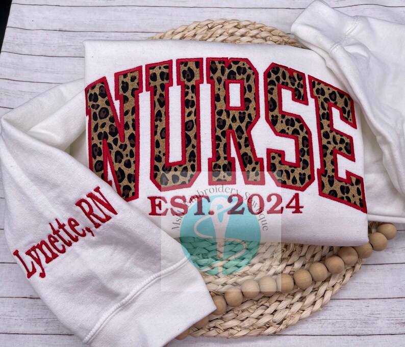 Animal Nurse Pattern Print Women Hoodie Dress