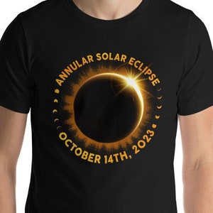 Annular Solar Eclipse 2023 Shirt, Ring of Fire, America Annularity Fall ...