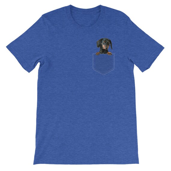 dachshund pocket tee