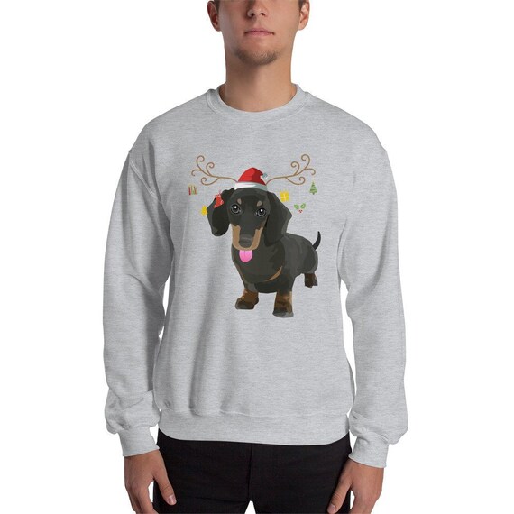 Sausage dog christmas jumper Clearance