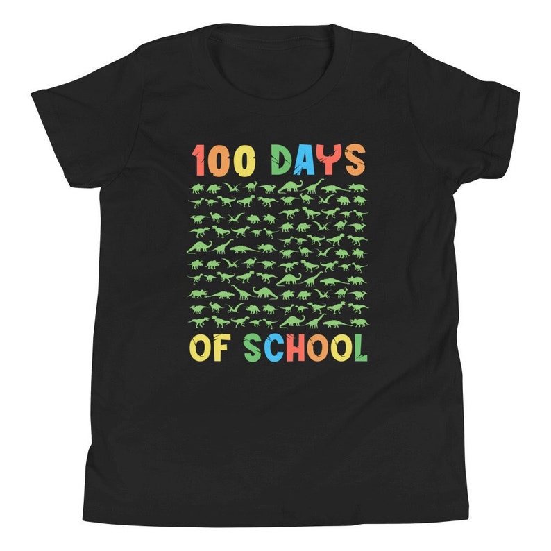 Dinosaurs 100 Days of School Shirt 100th Day of School 100 Etsy
