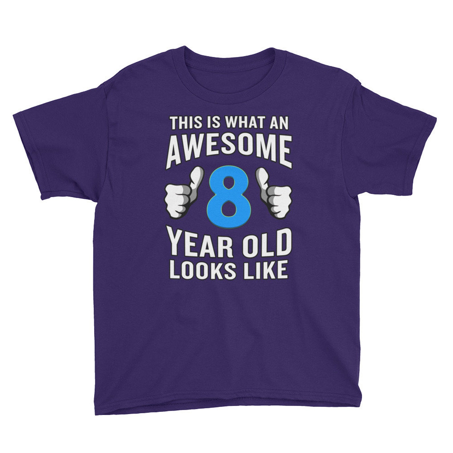 8th Birthday Shirt 8 Year Old 8th Birthday Boy 8th Birthday | Etsy