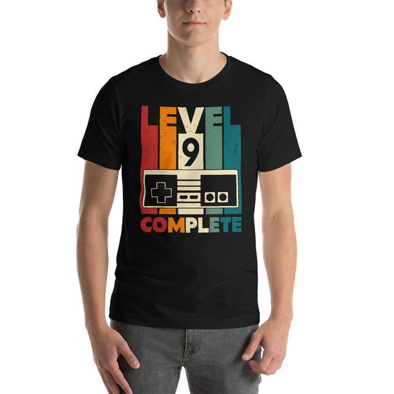 9th Wedding Anniversary Gifts Level 9 Complete Gamer T-Shirt 9th Wedding Anniversary Gifts Level 9 Complete Gamer T-Shirt