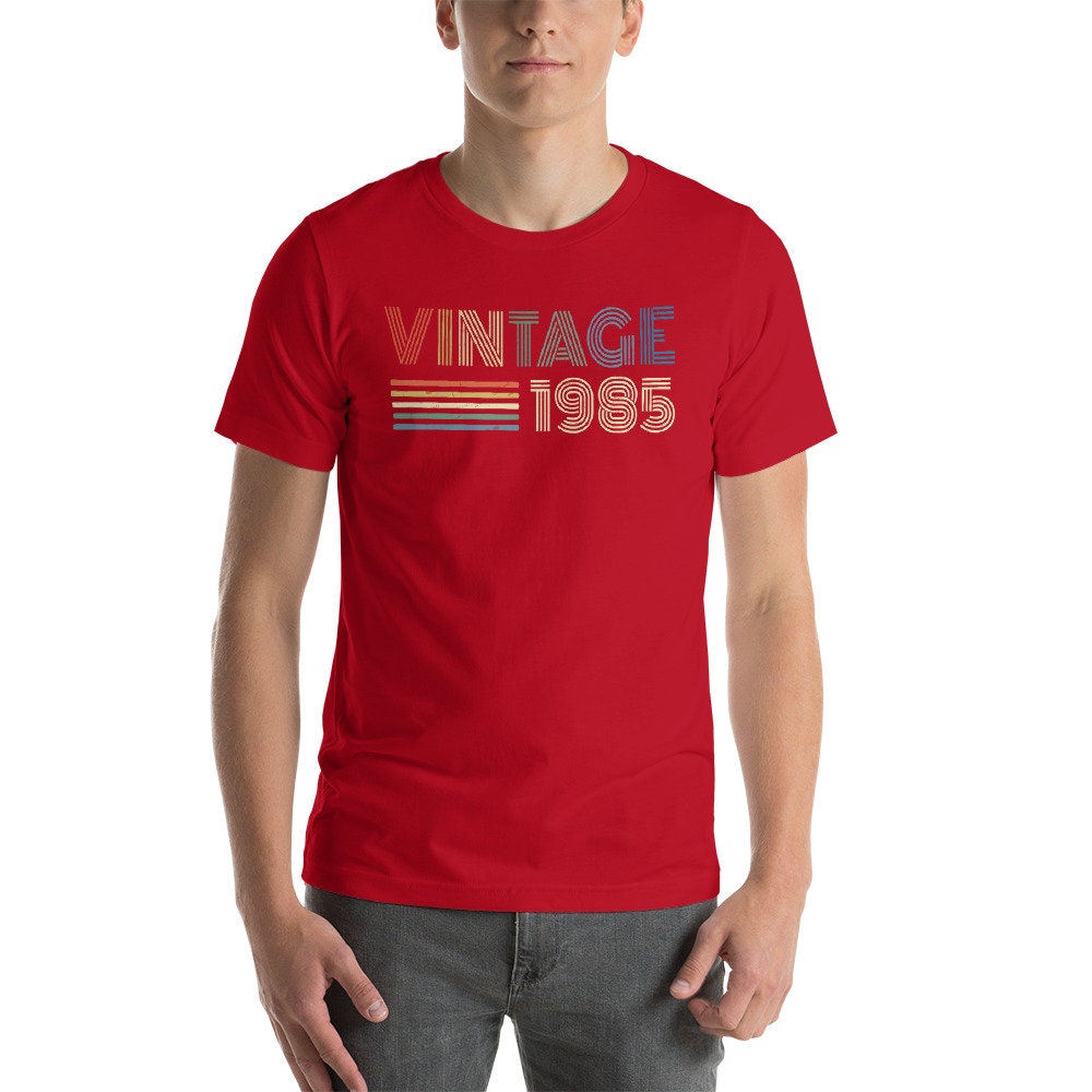 Vintage 1985 Shirt Awesome Since 1985 36th Birthday Shirt | Etsy