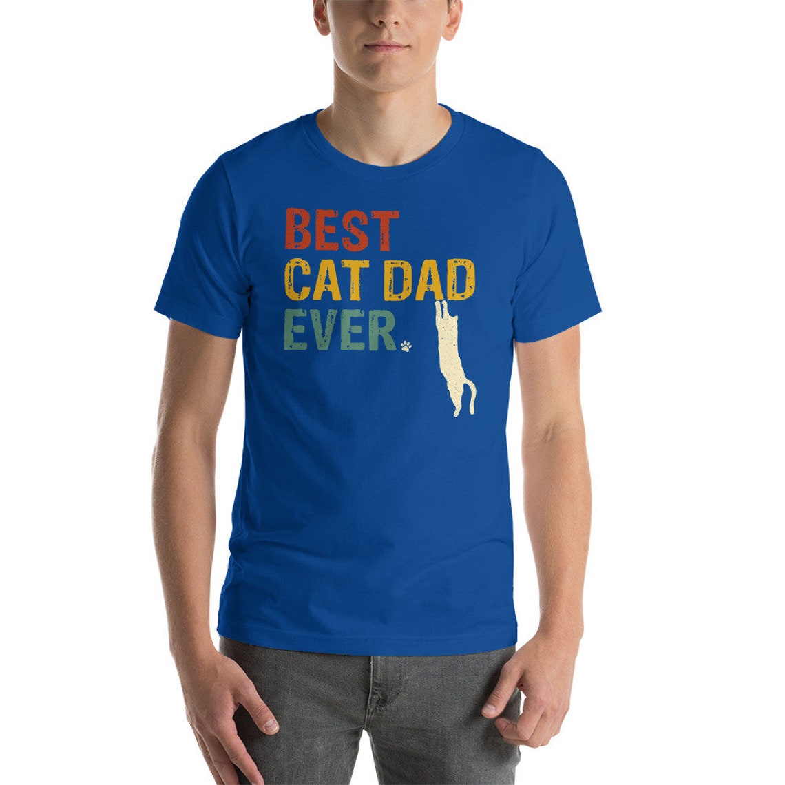 Best Cat Dad Ever Shirt Cat Dad Gifts Funny Cat Gift Cat Etsy