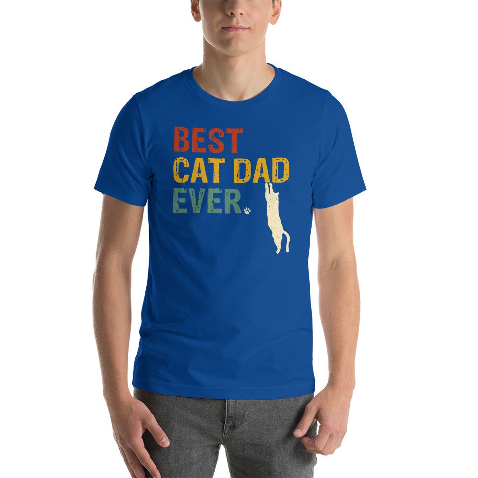Best Cat Dad Ever Shirt
 Best Cat Dad Ever Shirt Cat Dad Gifts Funny Cat Gift Cat Etsy