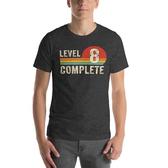 8 Anniversary Shirt Level 8 Complete 8th Wedding Anniversary 8 Anniversary Shirt Level 8 Complete 8th Wedding Anniversary