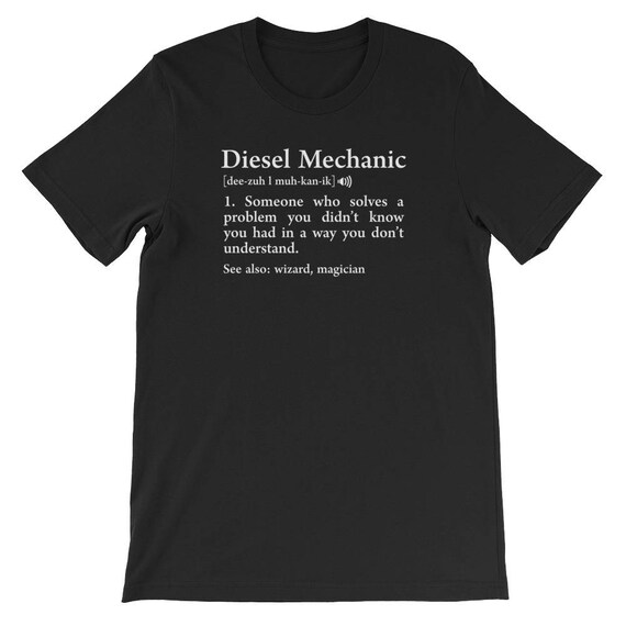 funny diesel mechanic shirts