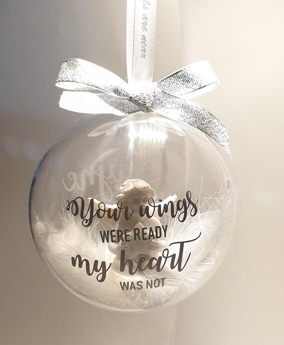 baby loss christmas baubles