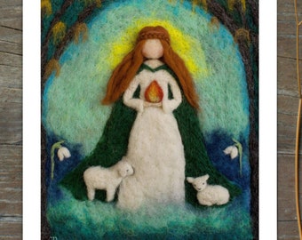 Brigid Goddess Art Print