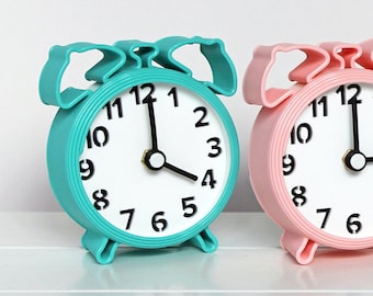 Clock (no alarm) - 3D Printed Clock with Quiet Movement