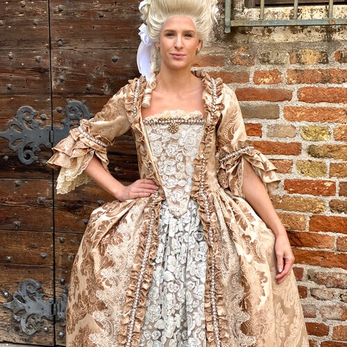 1700 Period Costume for Women Historical Costume 18th Century Etsy