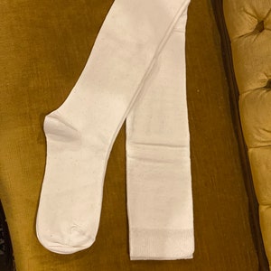 Unisex Cotton Long Socks, Thigh High, for Historical Costumes or Everyday Use