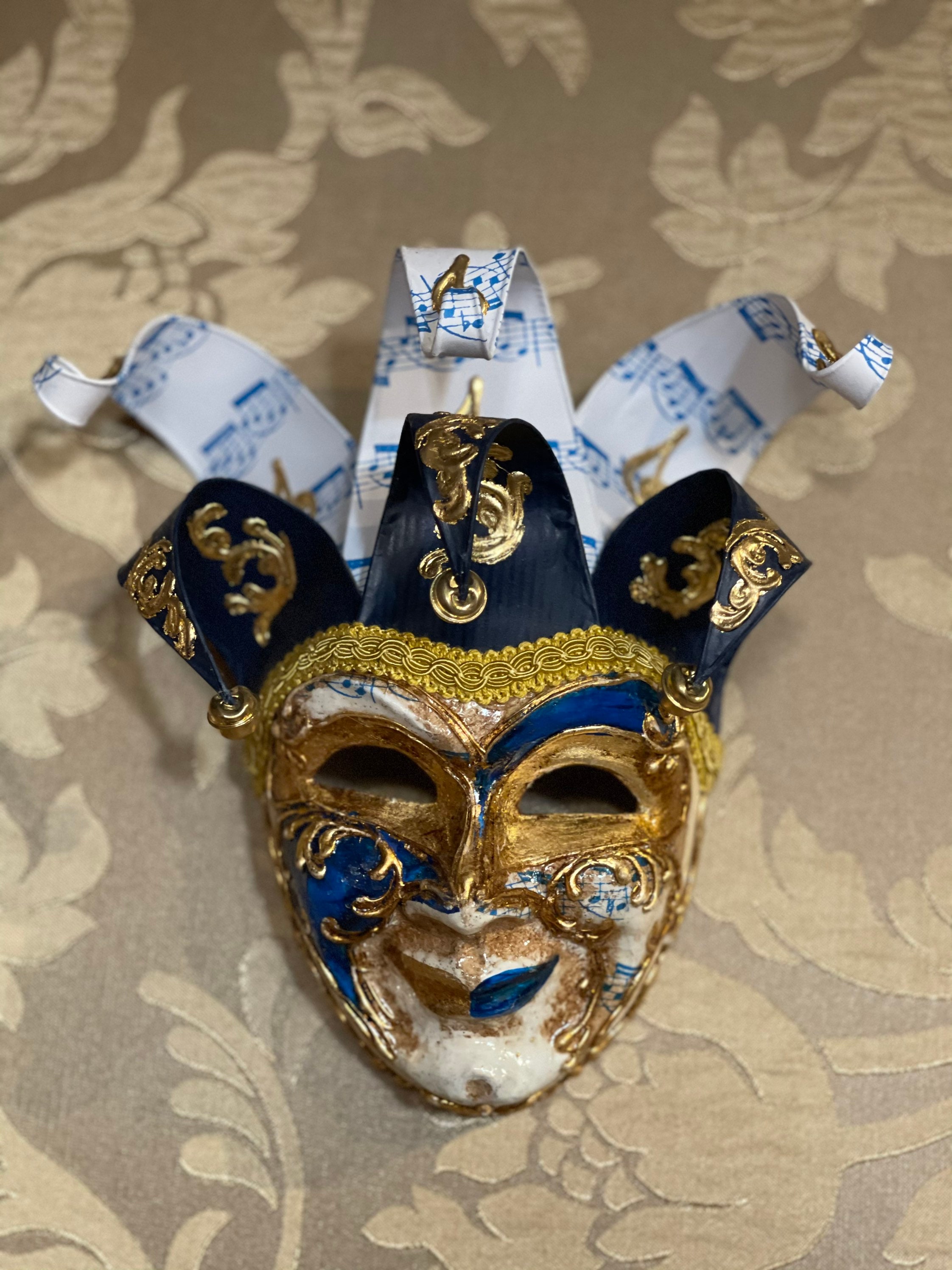 ベネチアンマスク、装飾ジョーカーマスク、ウォールマスク、着用不可