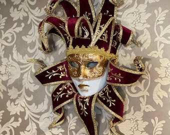 Maschere Veneziane Per Uomo - Set 2 Pezzi, Stile Vintage Per Feste E Carnevale - Foto 4