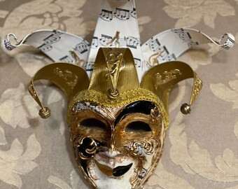 ベネチアンマスク、装飾ジョーカーマスク、ウォールマスク、着用不可