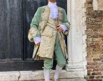 18th Century Historical Costume, Men's, Period Costume, Carnival Costume, Halloween Costume